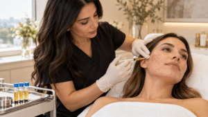 PRP treatment for acne scars