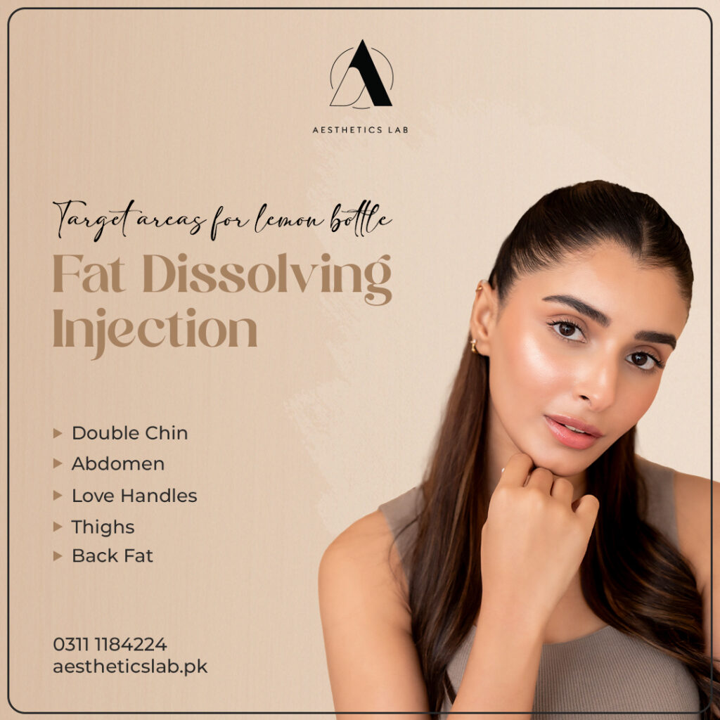 target areas for lemon bottle fat dissolving injection price