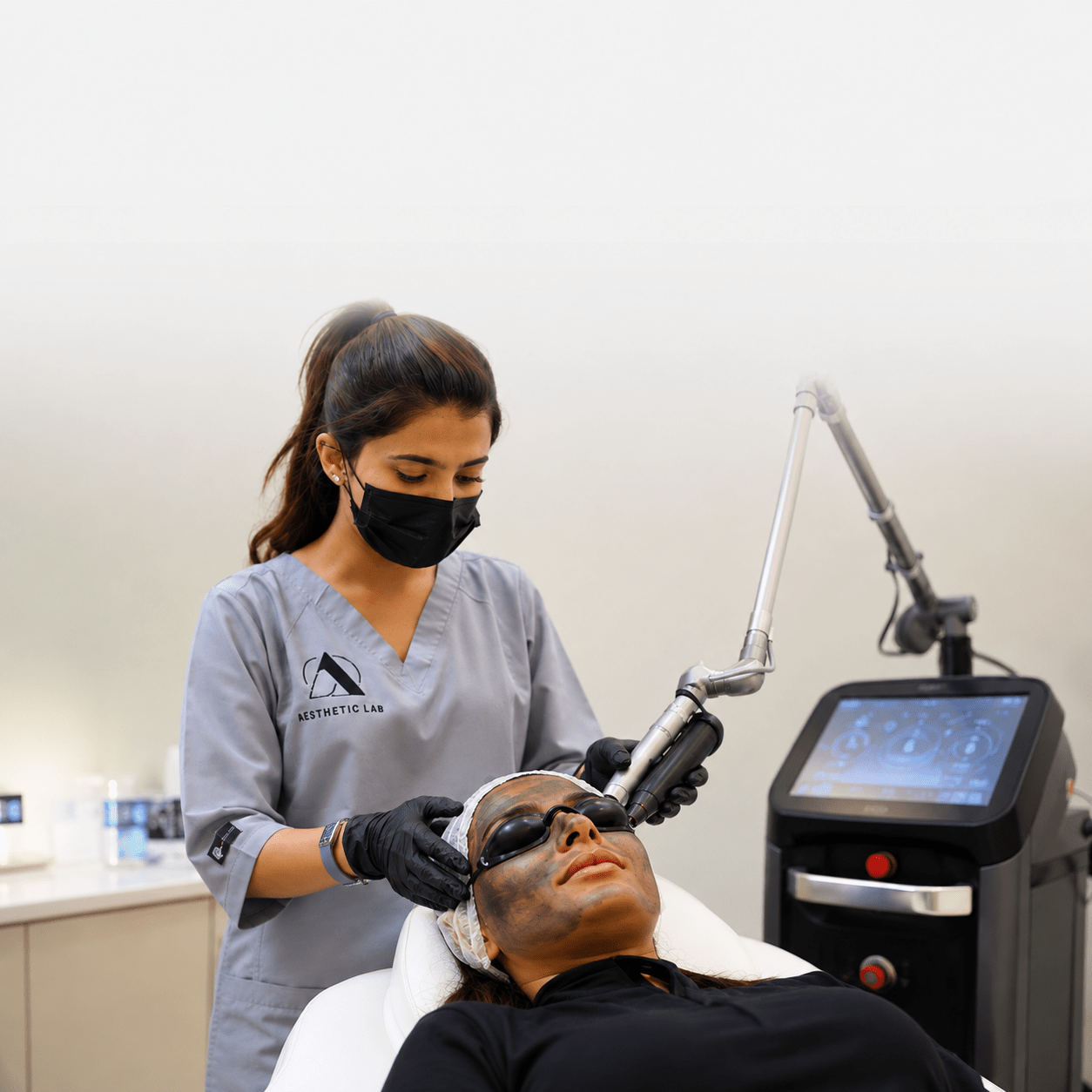 PRP Mesotherapy hair treatment being performed at Aesthetics Lab