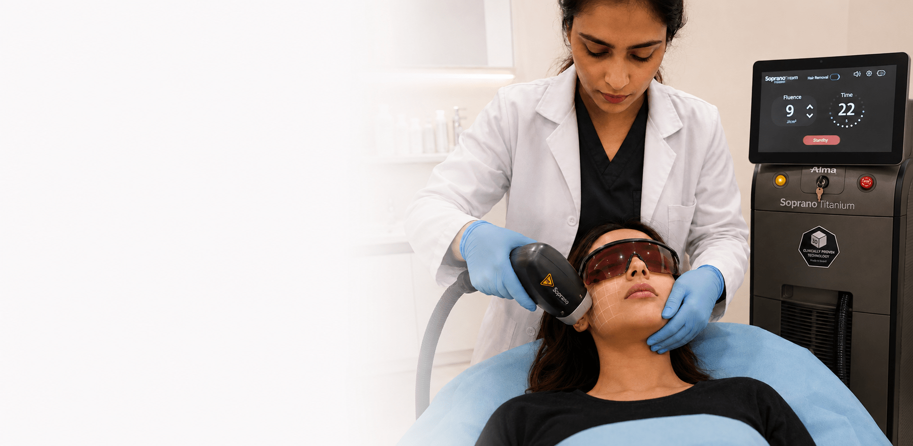 Alma Soprano Titanium Laser Hair Removal at Aesthetics Lab Pakistan